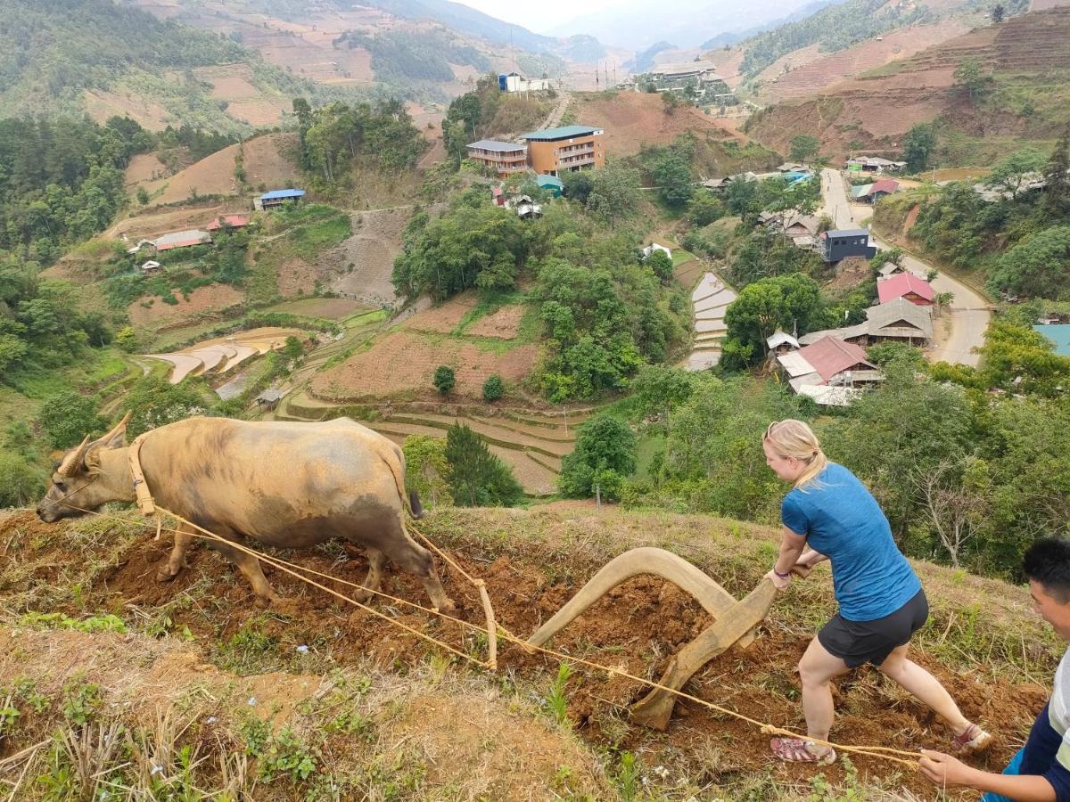 Indigenous Homestay- Trek- Food- Bus Mu Cang Chai Экстерьер фото