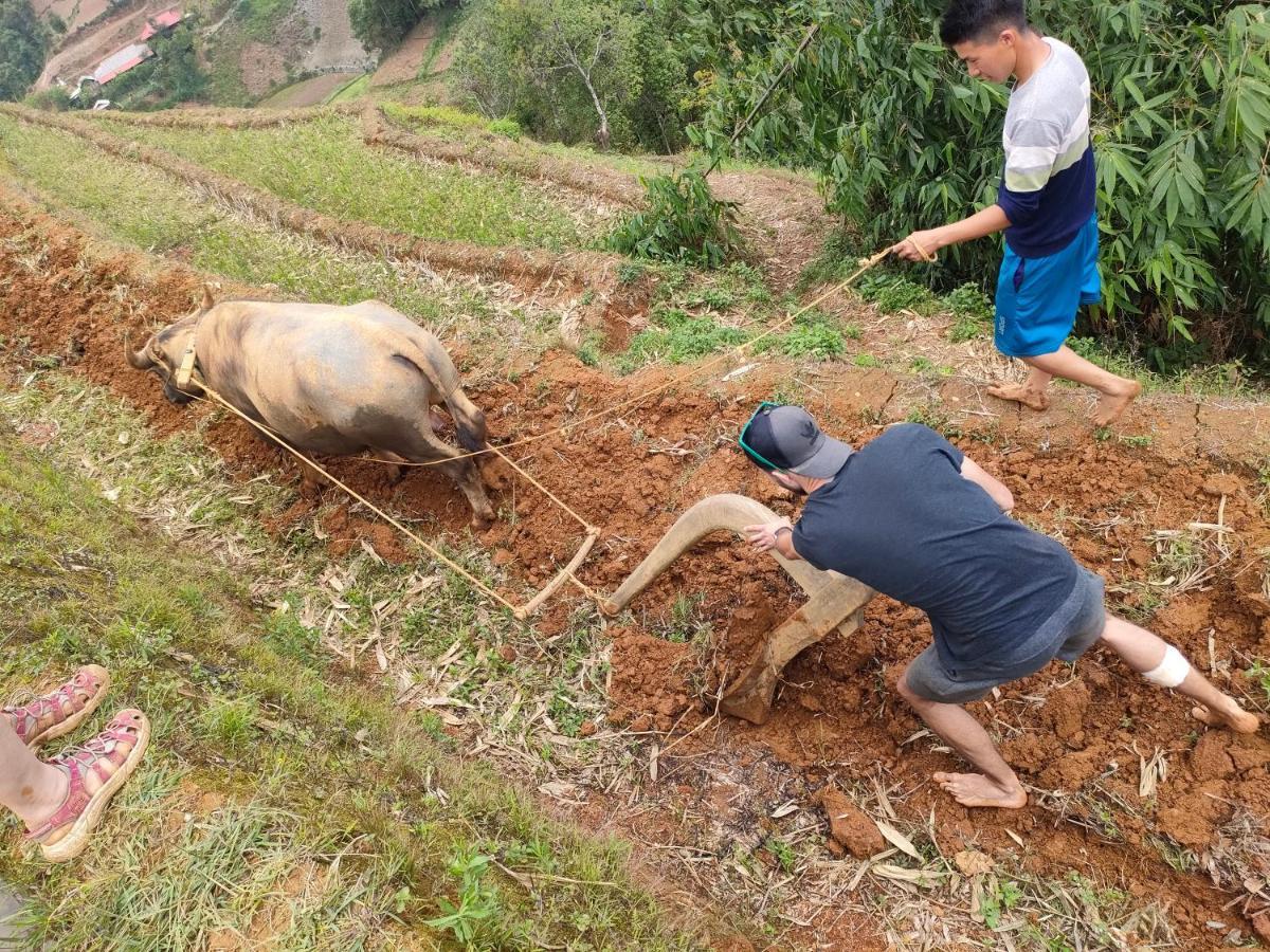 Indigenous Homestay- Trek- Food- Bus Mu Cang Chai Экстерьер фото