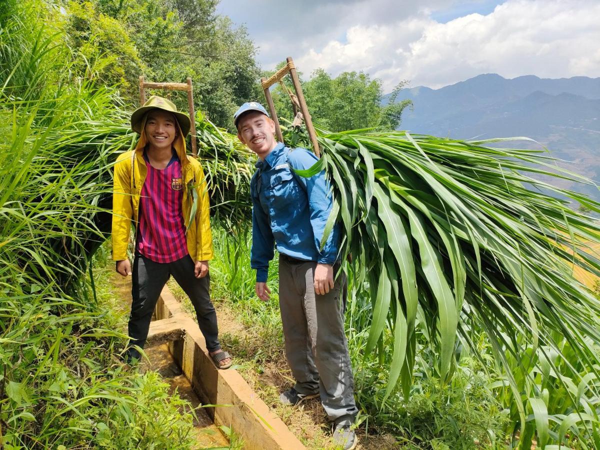 Indigenous Homestay- Trek- Food- Bus Mu Cang Chai Экстерьер фото