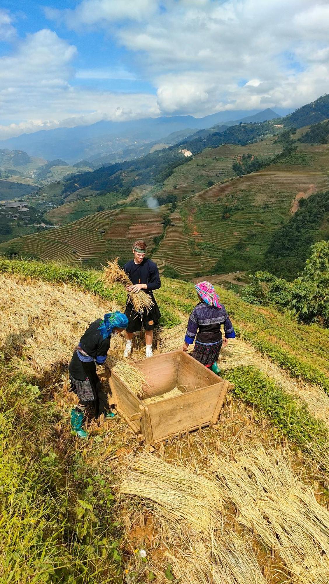 Indigenous Homestay- Trek- Food- Bus Mu Cang Chai Экстерьер фото